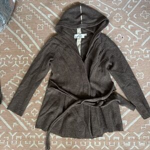 Anthropologie Rosie Neira Wool Wrap Coat